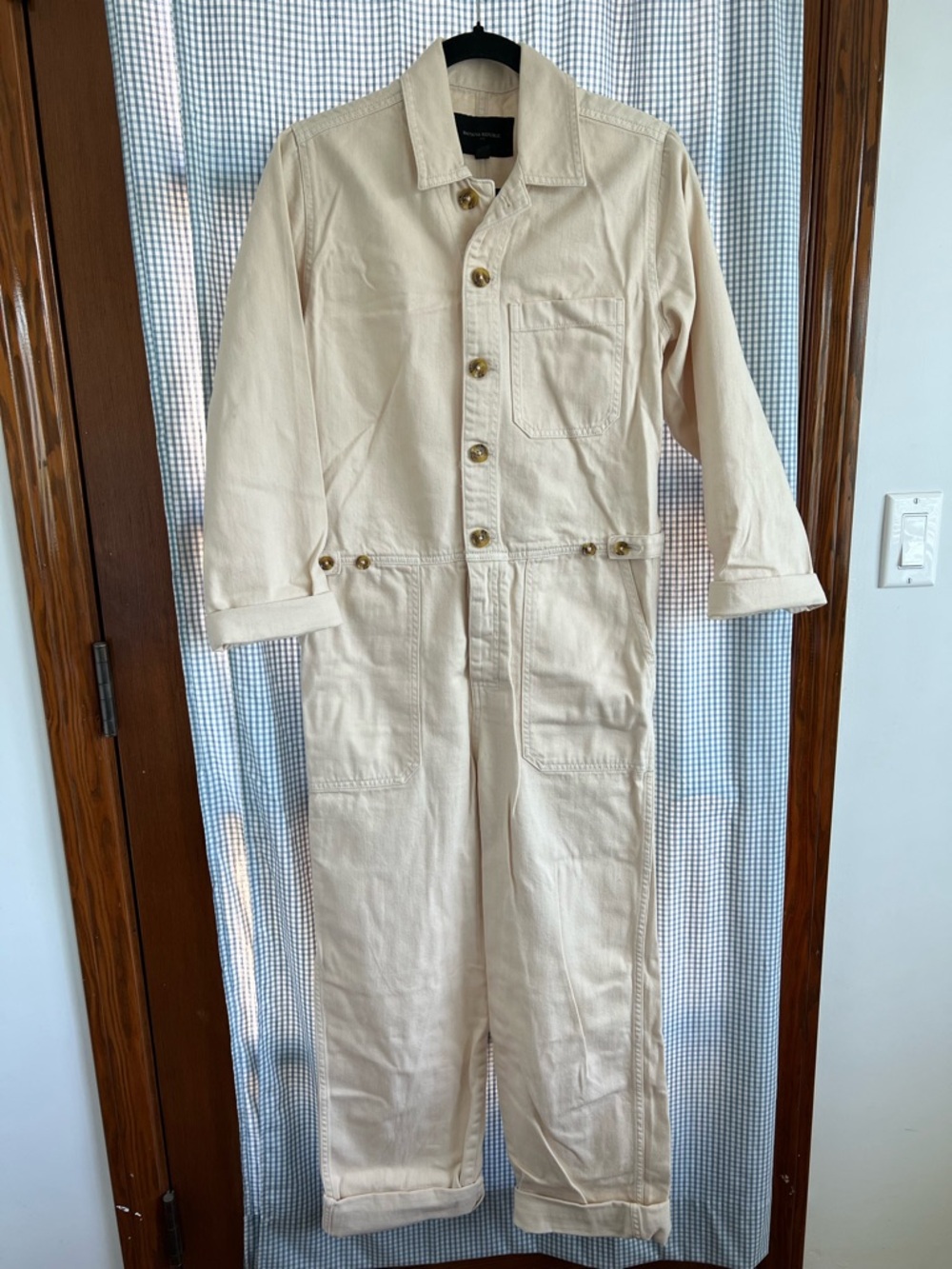 Banana Republic Cream-Colored Jumpsuit